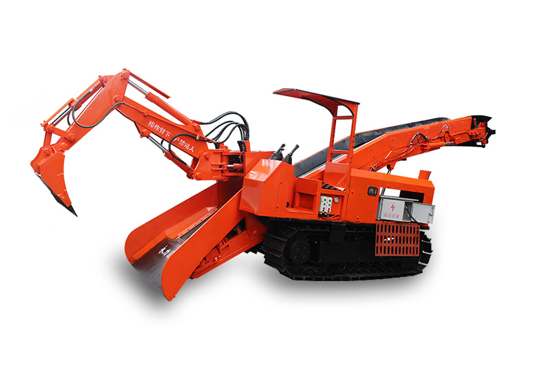 永力通隧道扒渣機加裝破碎錘，一機兩用更劃算