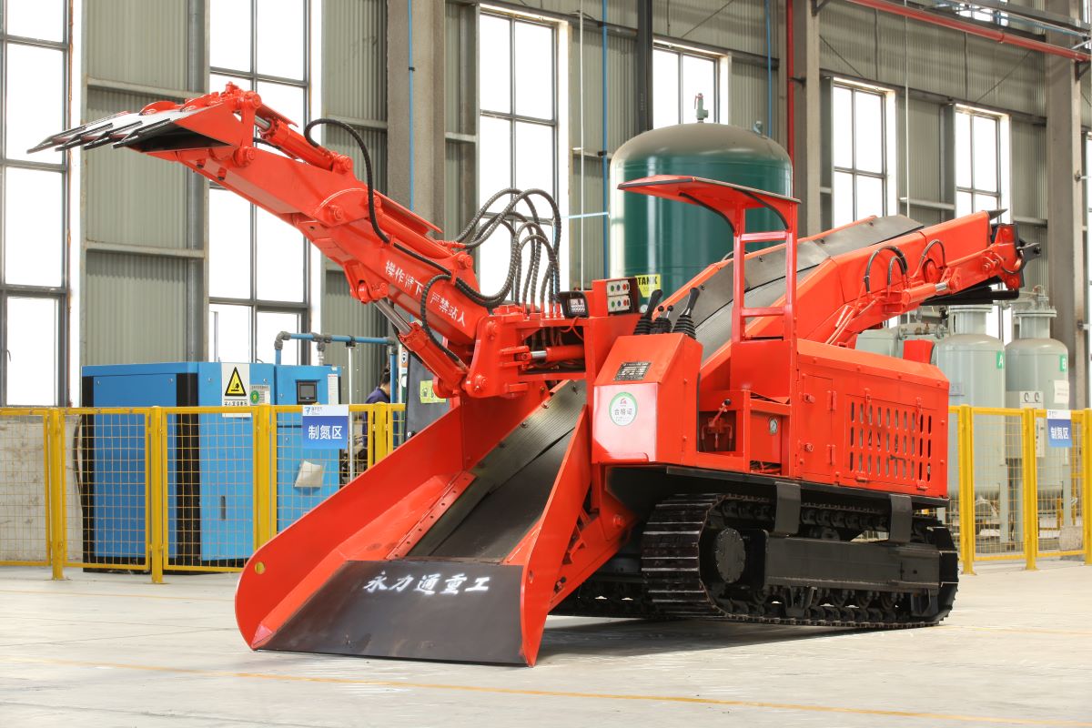 水電站井巷掘進(jìn)，永力通井巷扒渣機(jī)立下汗馬功勞